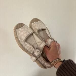 Free People Women's Surfside Daisy Mary Janes Espadrille Size 39